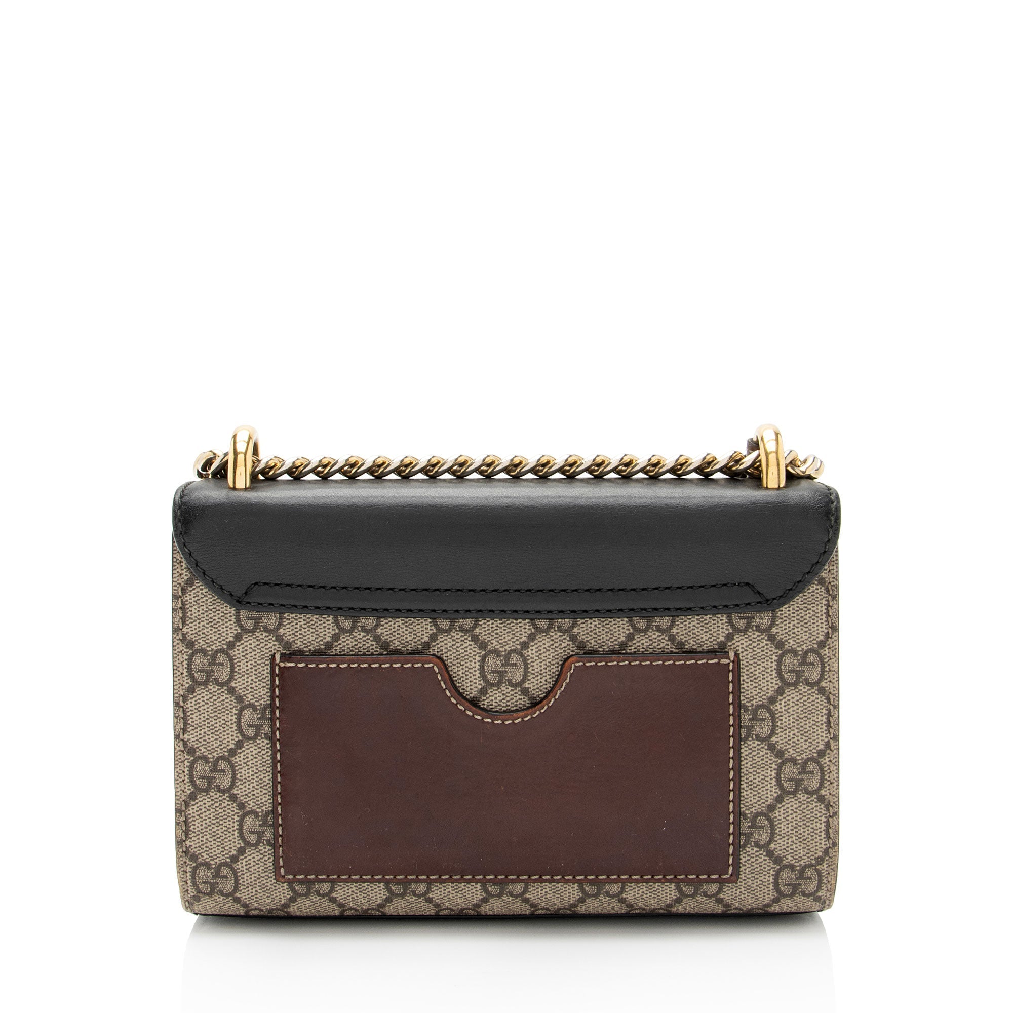 Gucci GG Supreme Small Padlock Shoulder Bag (SHF-vRdeyi)