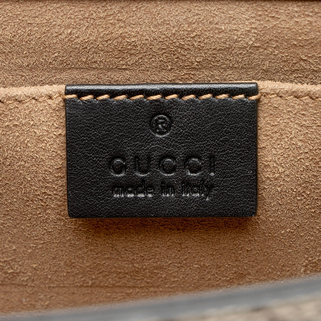 Gucci GG Supreme Small Padlock Shoulder Bag (SHF-rqVDip)