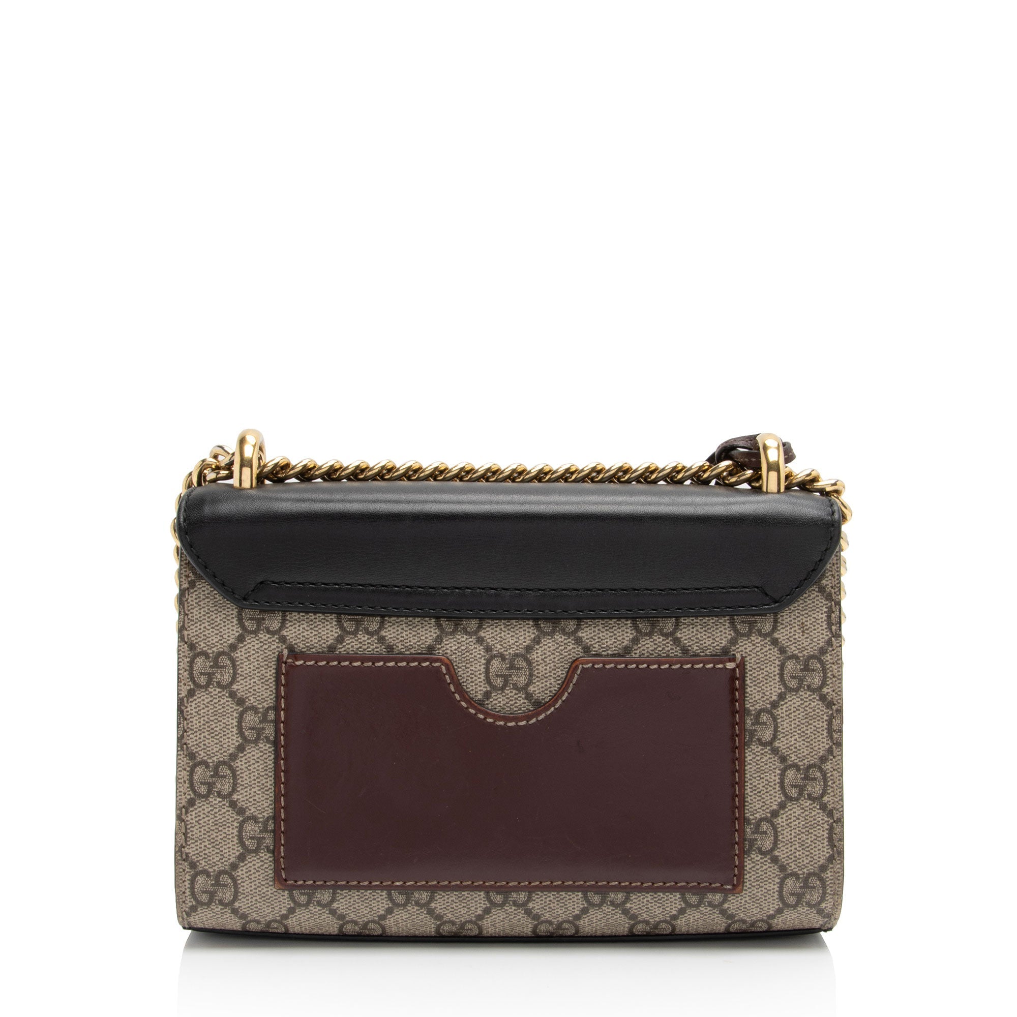 Gucci GG Supreme Small Padlock Shoulder Bag (SHF-wWXgdi)