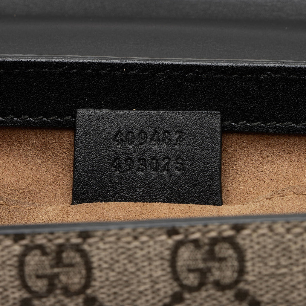 Gucci GG Supreme Small Padlock Shoulder Bag