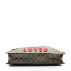 Gucci GG Supreme Soft Angry Cat Vertical Courrier Tote (SHF-BjgJPe)