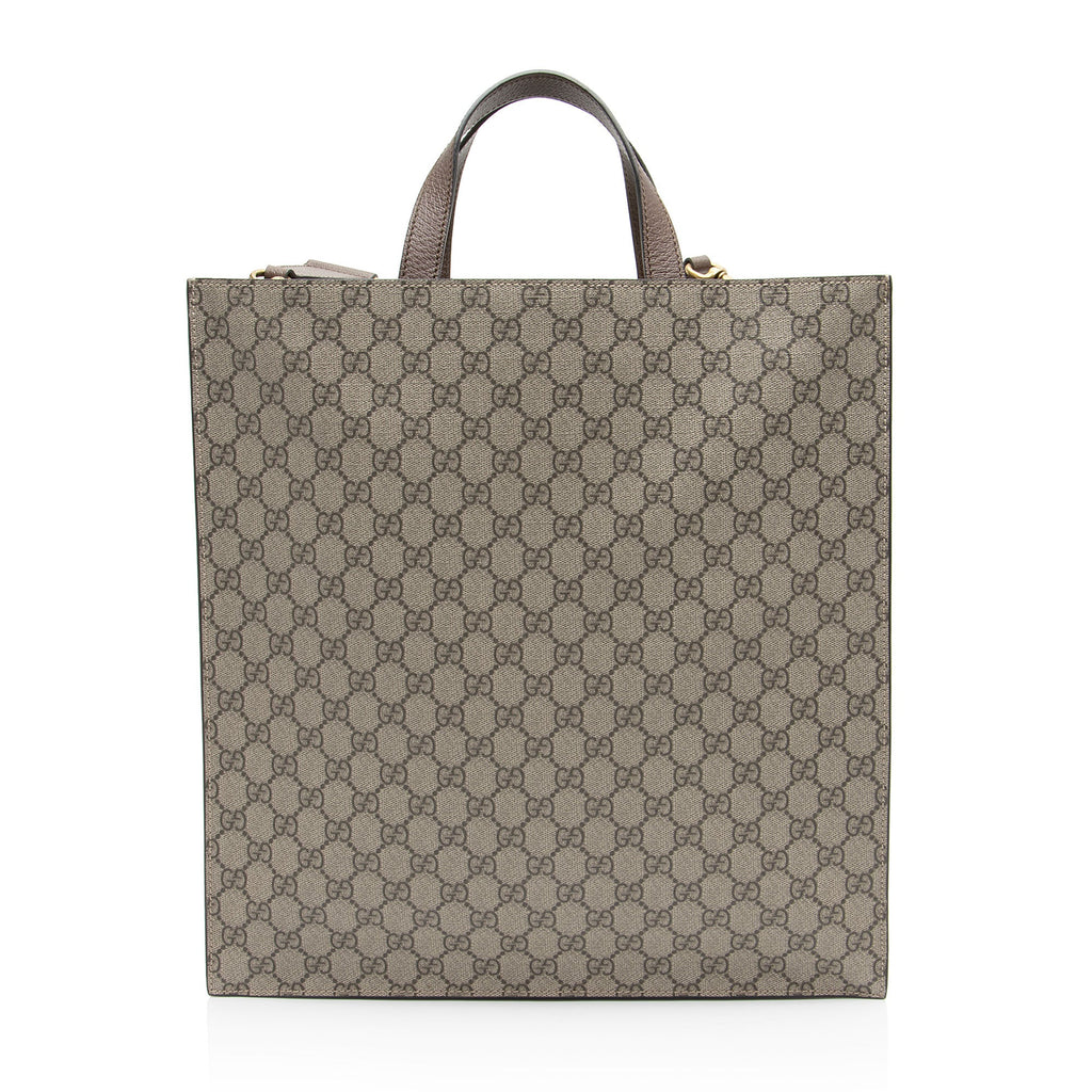 Gucci GG Supreme Soft Vertical Courrier Tote