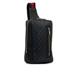 Gucci GG Supreme Soft Zip Web Sling Bag (SHG-cIWp0C)