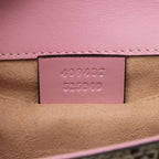 Gucci GG Supreme Strawberry Padlock Small Shoulder Bag (SHF-uX0Syw)