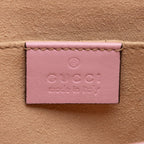 Gucci GG Supreme Strawberry Padlock Small Shoulder Bag