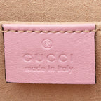 Gucci GG Supreme Strawberry Padlock Small Shoulder Bag