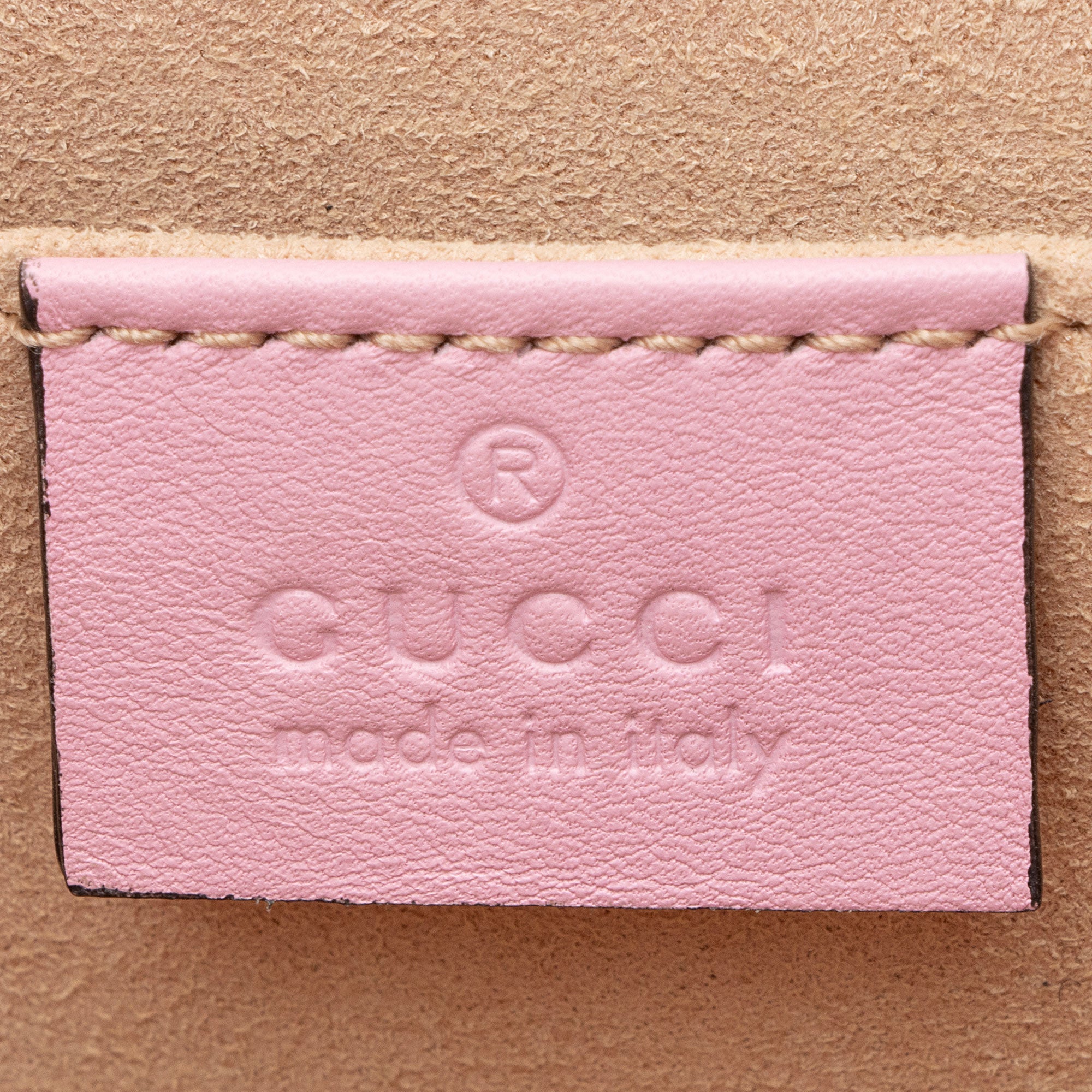 Gucci GG Supreme Strawberry Padlock Small Shoulder Bag