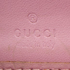 Gucci GG Supreme Strawberry Zip Around Wallet
