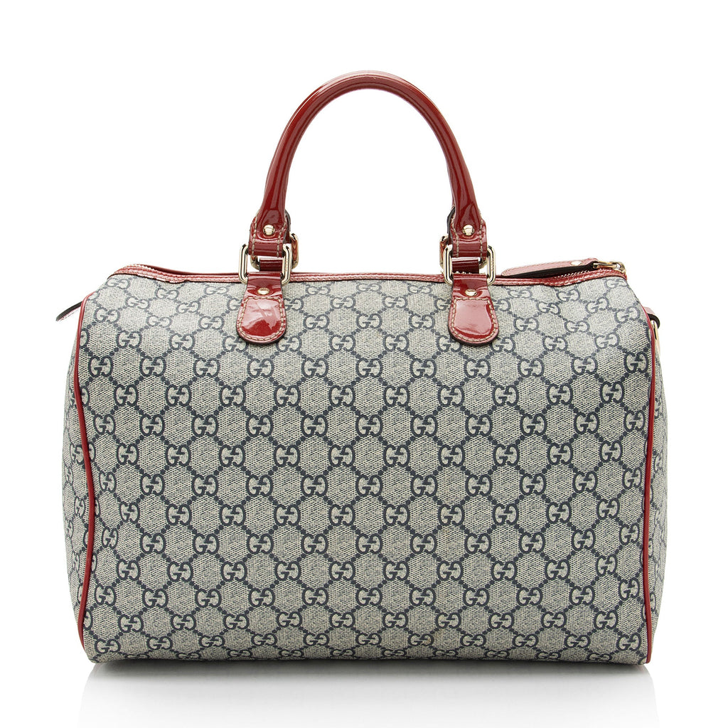 Gucci GG Supreme Tattoo Heart Medium Boston Bag (SHF-mYHaeC)