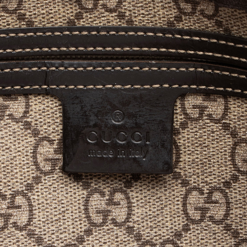 Gucci GG Supreme Tattoo Heart Medium Boston Bag (SHF-CqiJiV)