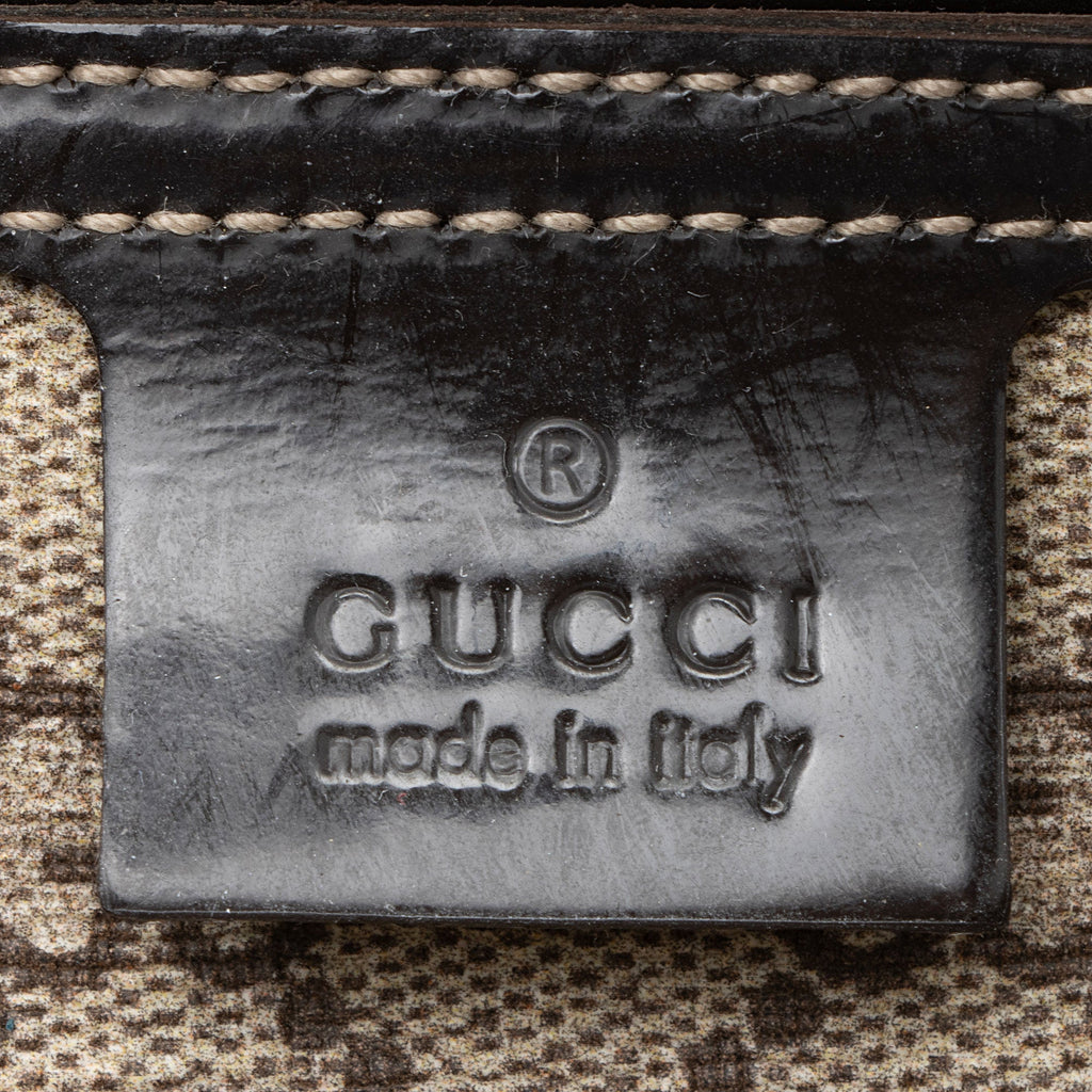 Gucci GG Supreme Tattoo Heart Medium Boston Bag