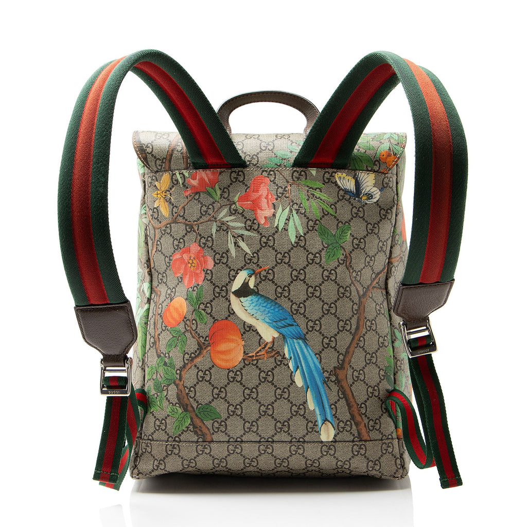 Gucci GG Supreme Tian Drawstring Backpack
