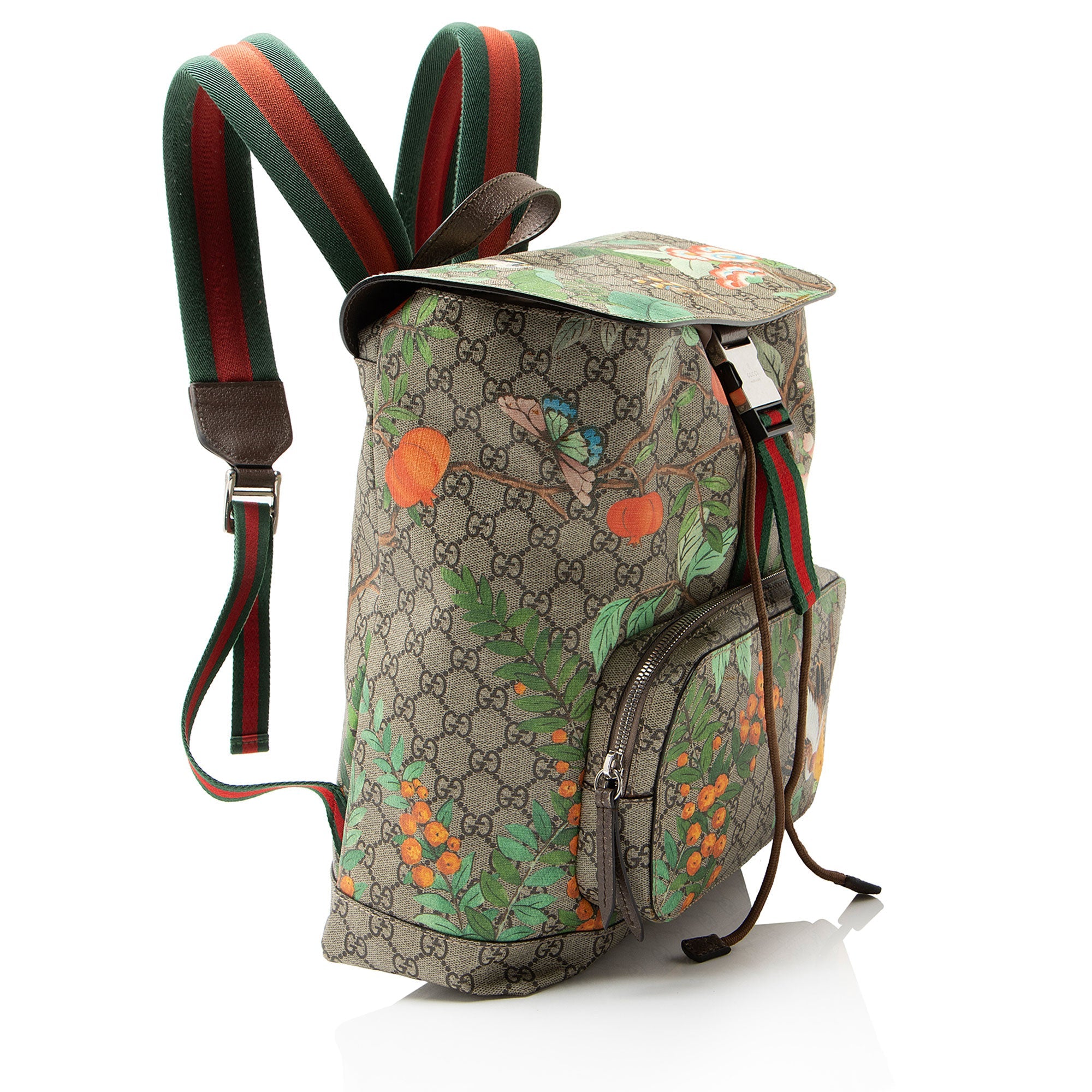 Gucci GG Supreme Tian Drawstring Backpack