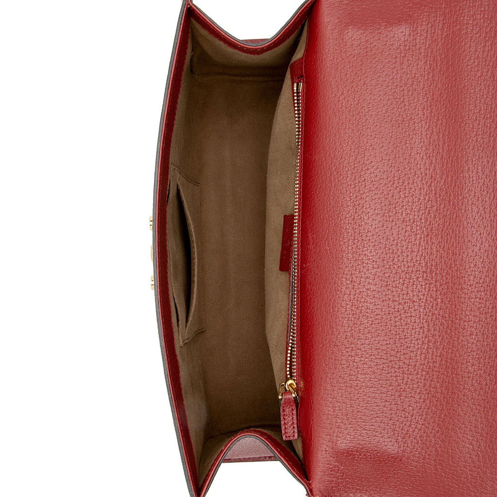 Gucci GG Supreme Tian Padlock Shoulder Bag (SHF-DYWYrW)