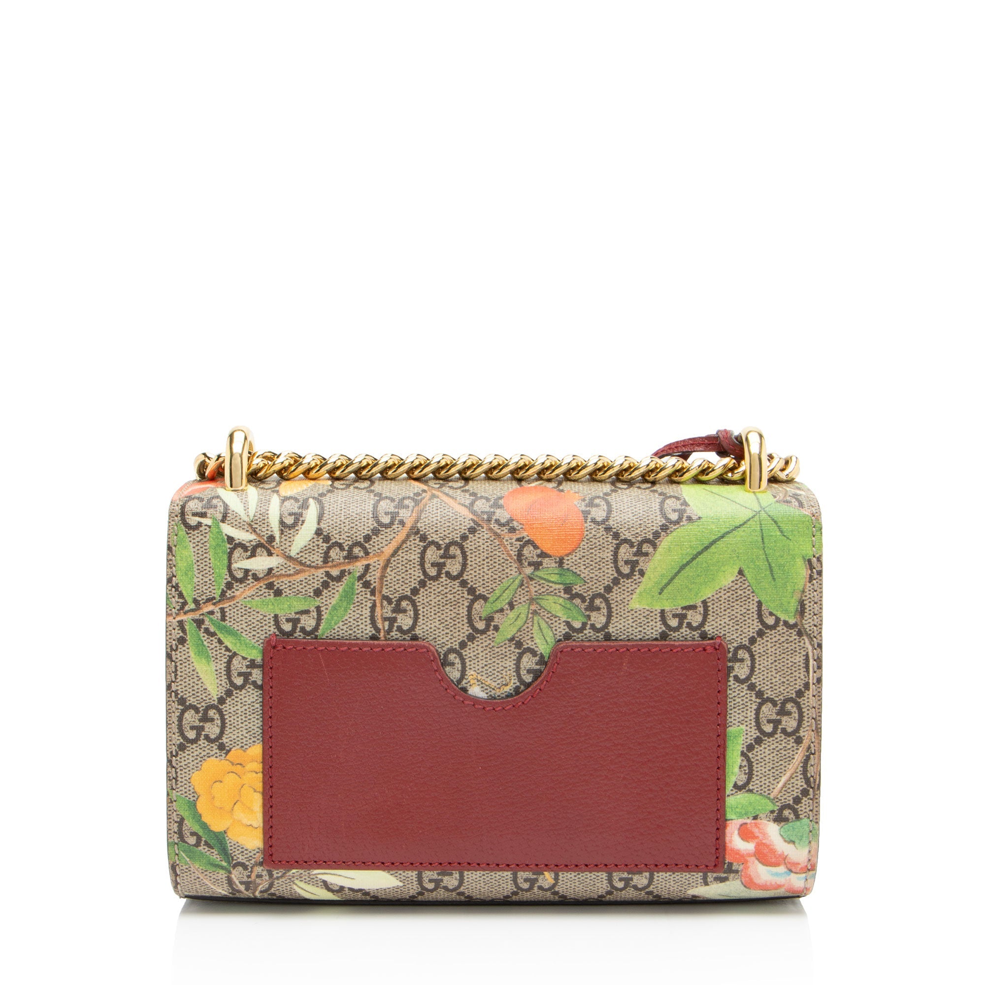 Gucci GG Supreme Tian Padlock Small Shoulder Bag