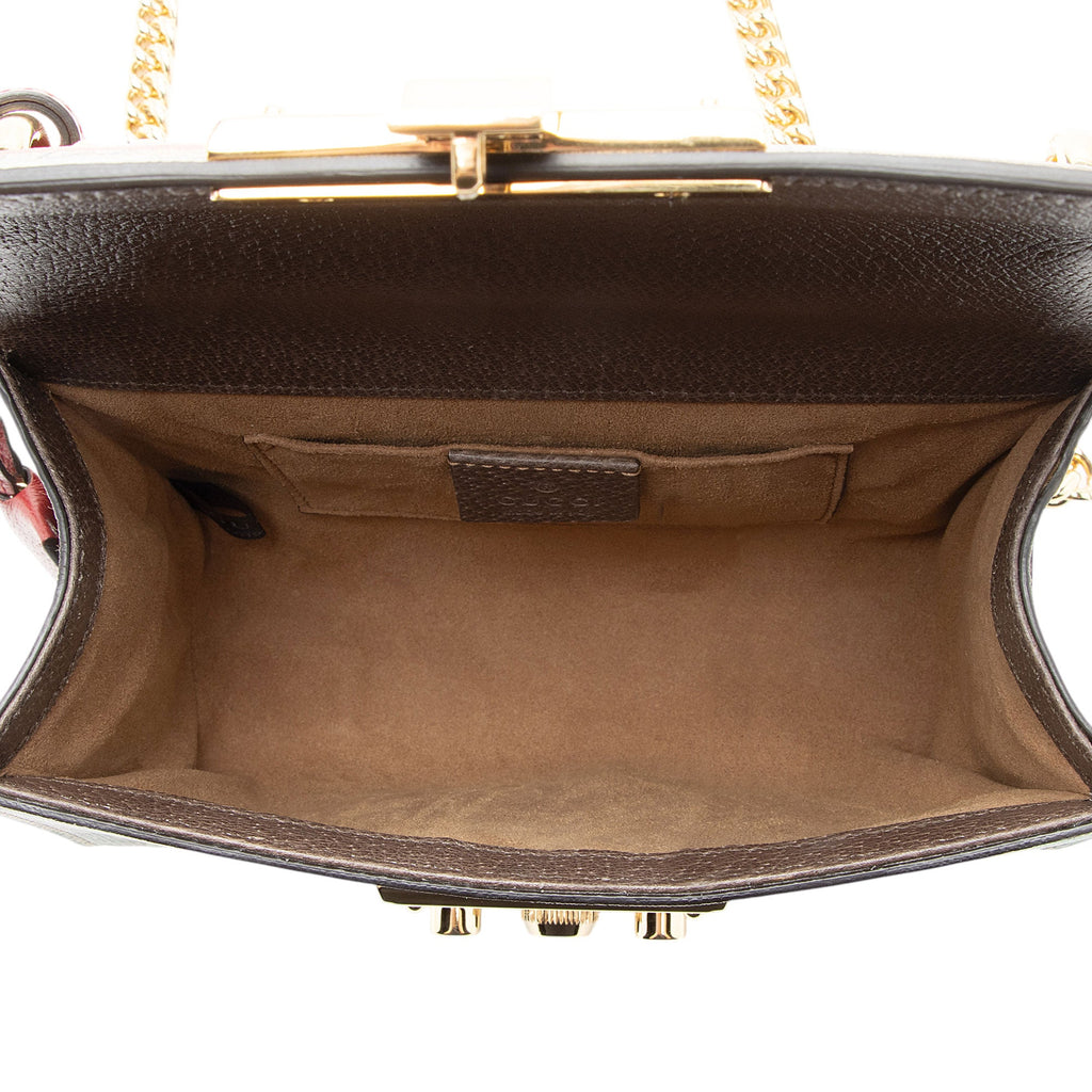 Gucci GG Supreme Tian Padlock Small Shoulder Bag