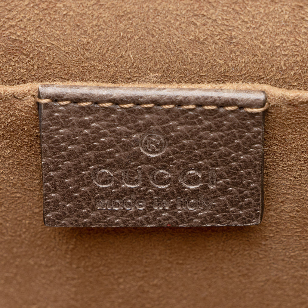 Gucci GG Supreme Tian Padlock Small Shoulder Bag