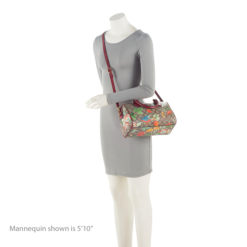 Gucci GG Supreme Tian Small Top Handle Bag (SHF-21836)