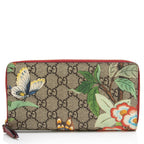 Gucci GG Supreme Tian Zip Around Wallet (SHF-2YyS7K)