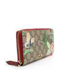 Gucci GG Supreme Tian Zip Around Wallet (SHF-2YyS7K)