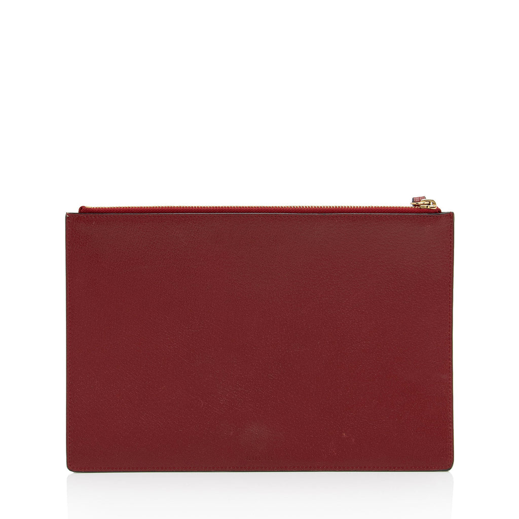 Gucci GG Supreme Tian Zip Pouch (SHF-XEvyZB)