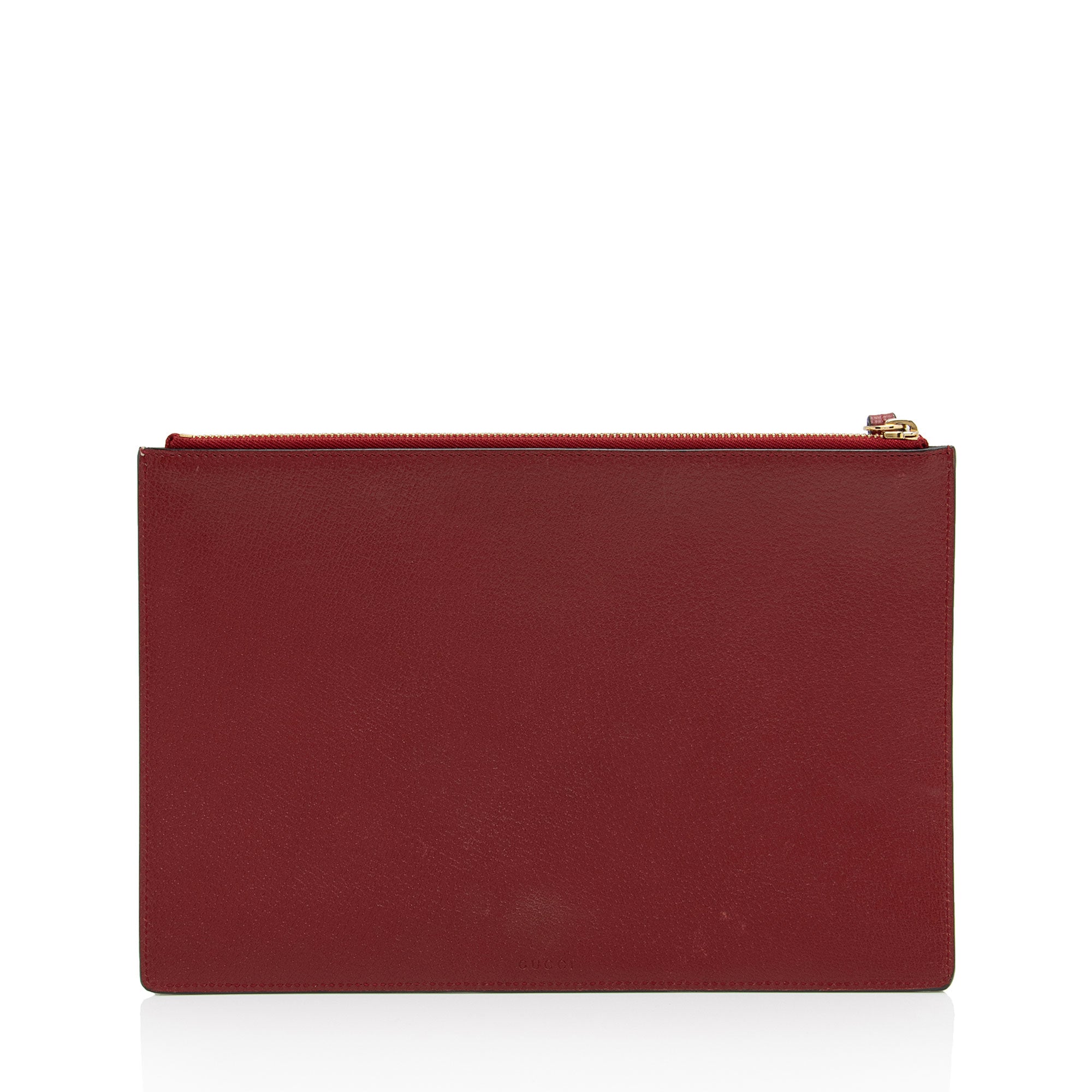 Gucci GG Supreme Tian Zip Pouch (SHF-XEvyZB)