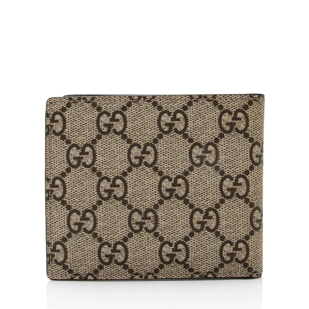 Gucci GG Supreme Tiger Bi-Fold Wallet (SHF-bb3WoH)