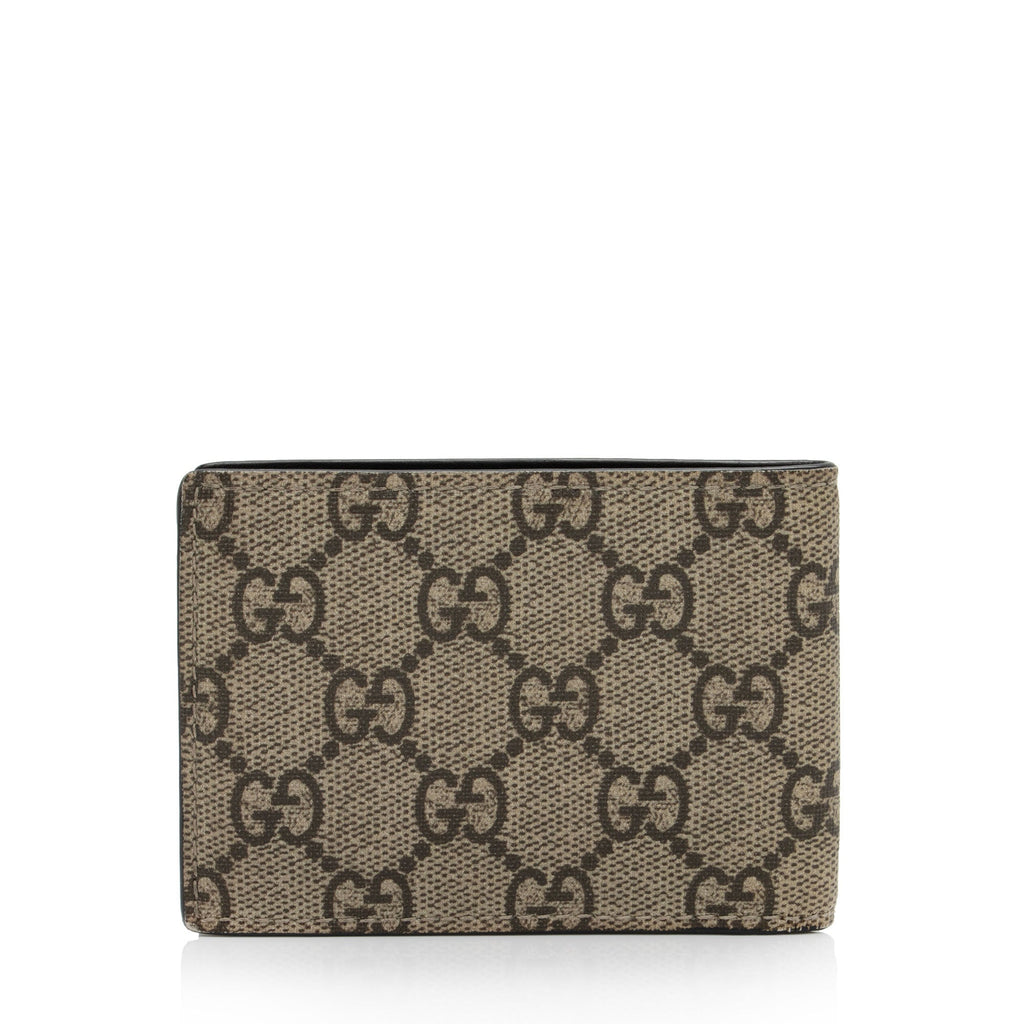 Gucci GG Supreme Tiger Small Bi-Fold Wallet (SHF-yhq0A1)