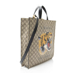 Gucci GG Supreme Tiger Tote