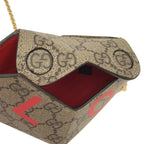 Gucci GG Supreme Valentines Day Heart Chain Bag (SHG-fLEeKq)