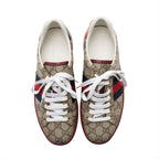 Gucci GG Supreme Web Ace Sneakers - Men's Size 7.5 / 37.5 (SHF-YF3WL3)