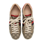 Gucci GG Supreme Web Ace Sneakers - Size 8 / 38 (SHF-cQ9zfZ)