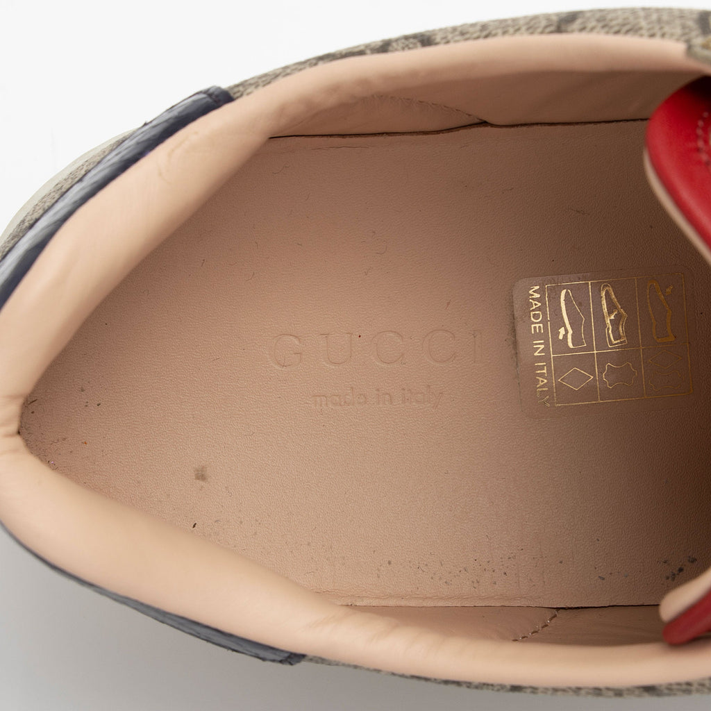 Gucci GG Supreme Web Ace Sneakers - Size 8 / 38 (SHF-cQ9zfZ)