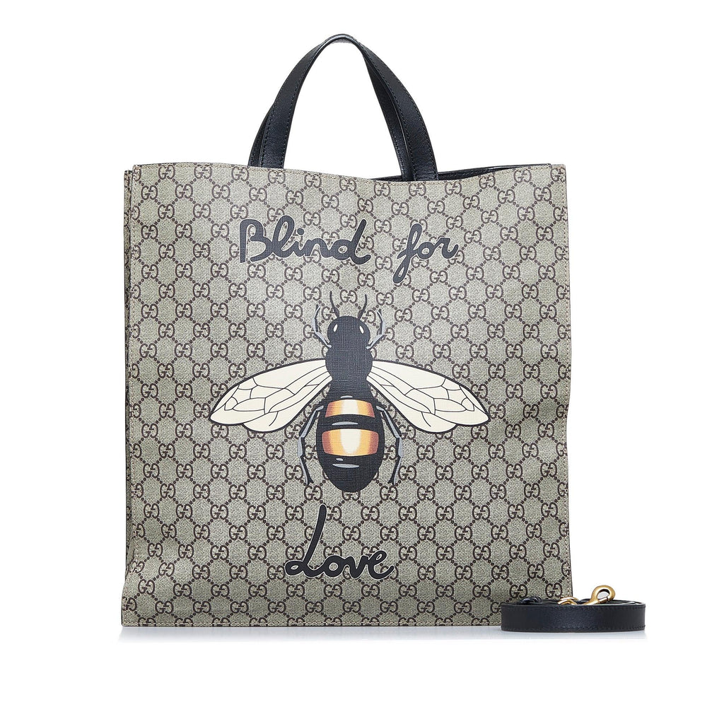 Gucci GG Supreme Web Animalier Satchel (SHG-aiiY9A)