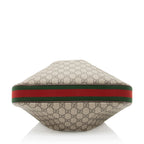Gucci GG Supreme Web Attache Large Shoulder Bag