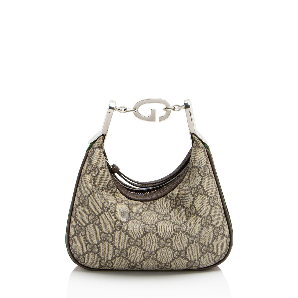 Gucci GG Supreme Web Attache Mini Bag