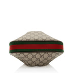 Gucci GG Supreme Web Attache Small Shoulder Bag (SHF-sxZNBL)