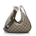 Gucci GG Supreme Web Attache Small Shoulder Bag