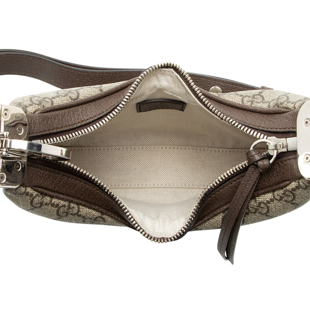 Gucci GG Supreme Web Attache Small Shoulder Bag