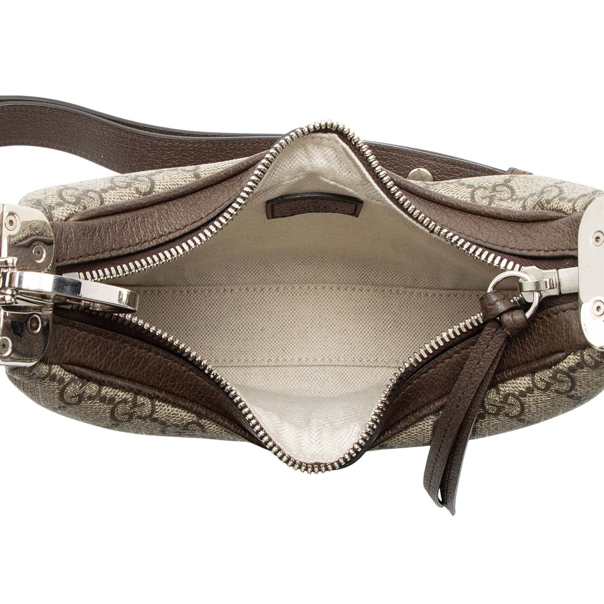 Gucci GG Supreme Web Attache Small Shoulder Bag