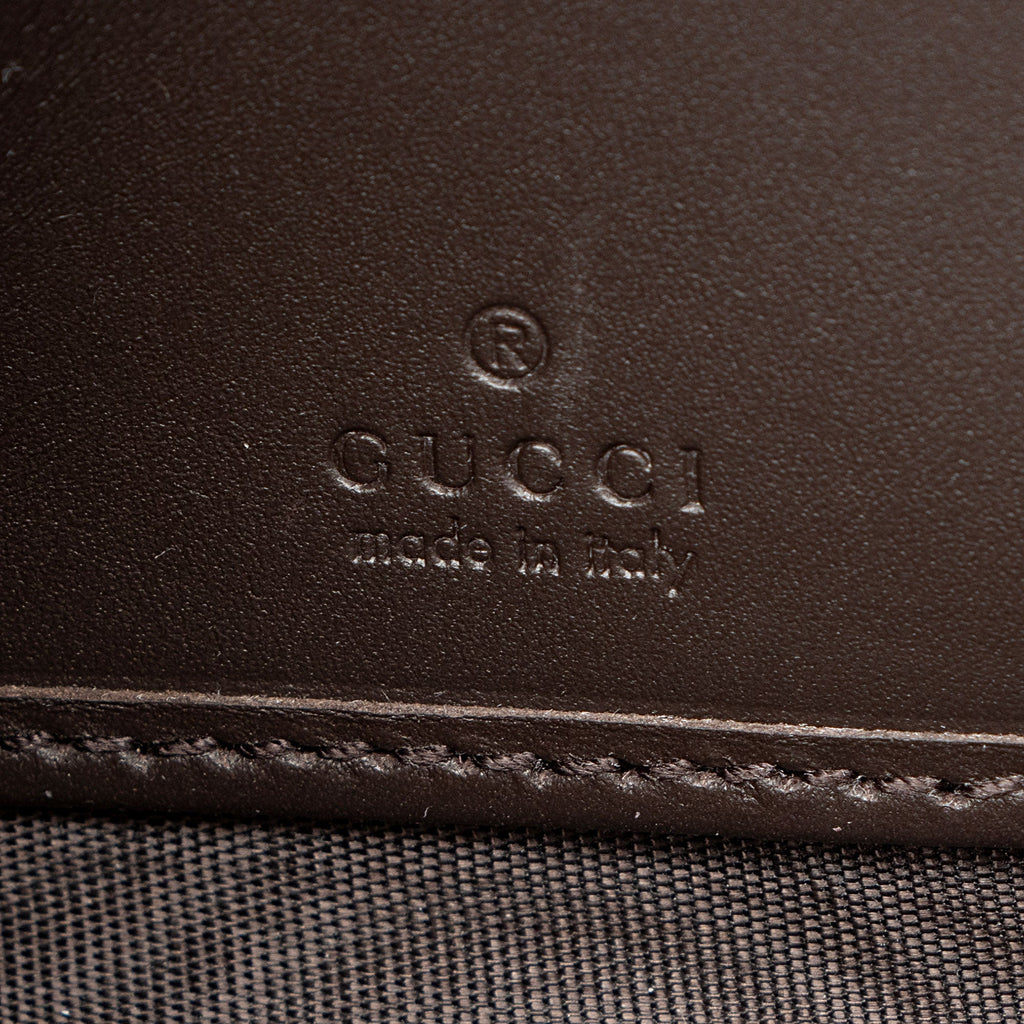 Gucci GG Supreme Web Bee Zip Around Wallet (SHF-ViBJEb)