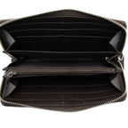 Gucci GG Supreme Web Bee Zip Around Wallet