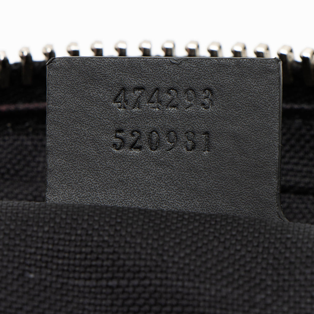 Gucci GG Supreme Web Zip Belt Bag (SHF-52MZPp)