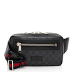Gucci GG Supreme Web Zip Belt Bag (SHF-52MZPp)