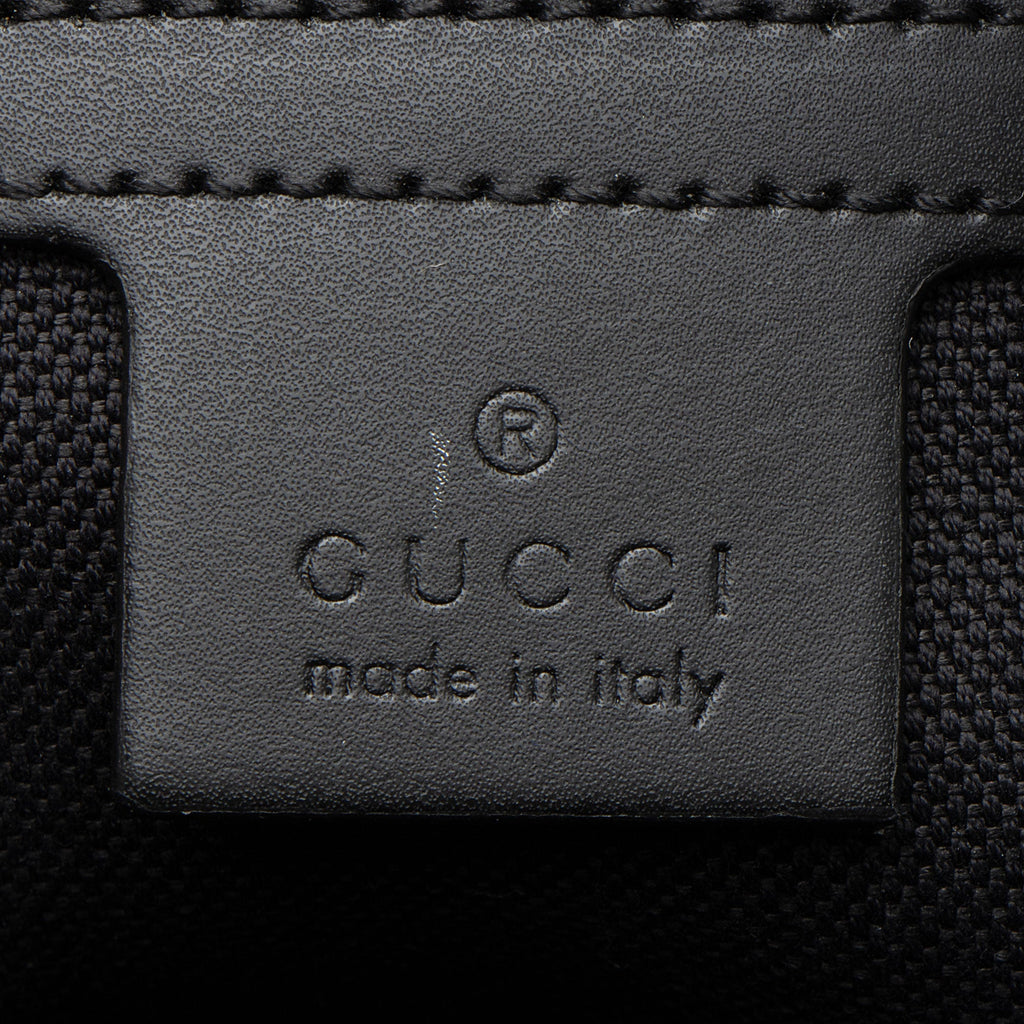 Gucci GG Supreme Web Zip Belt Bag (SHF-52MZPp)