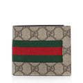 Gucci GG Supreme Web Bi-Fold Wallet (SHF-47HcRo)