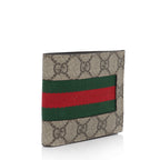 Gucci GG Supreme Web Bi-Fold Wallet (SHF-47HcRo)
