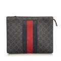 Gucci GG Supreme Web Clutch Bag (SHG-26449)