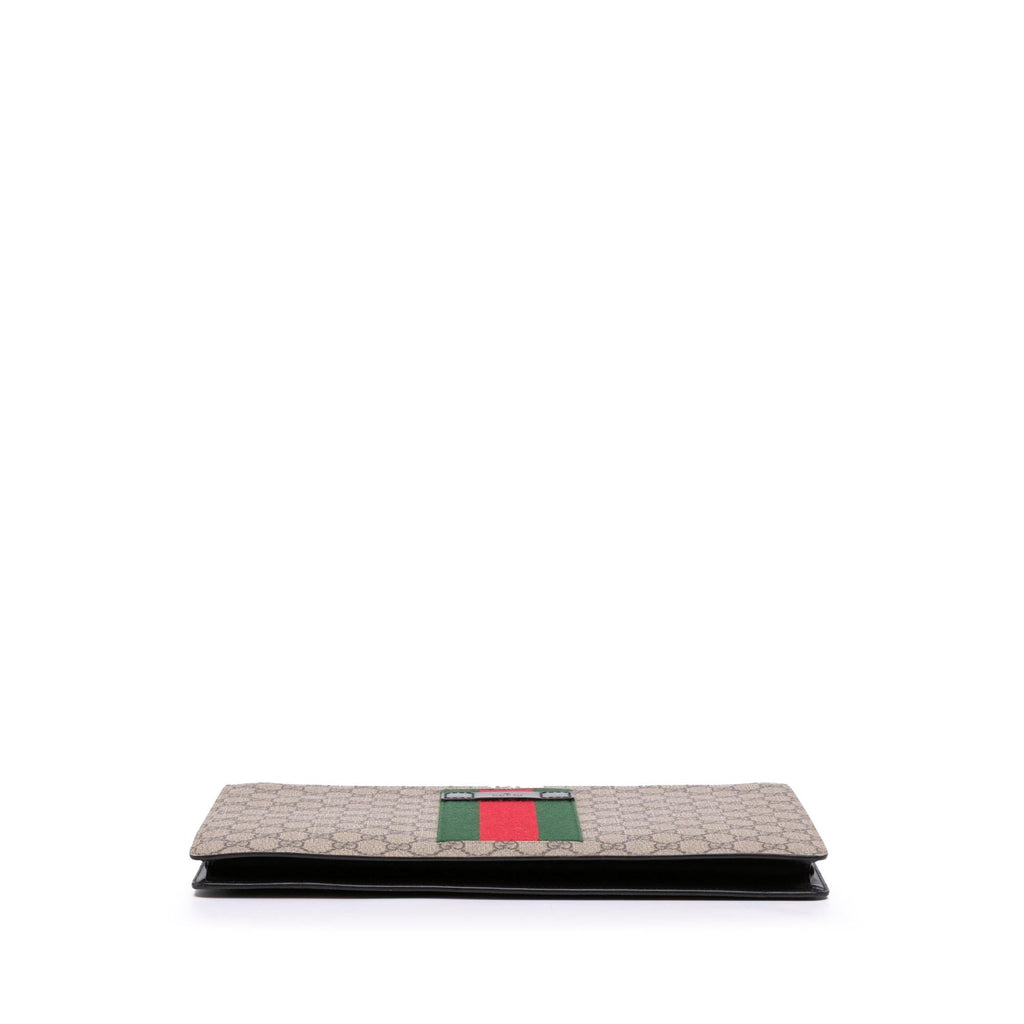 Gucci GG Supreme Web Clutch