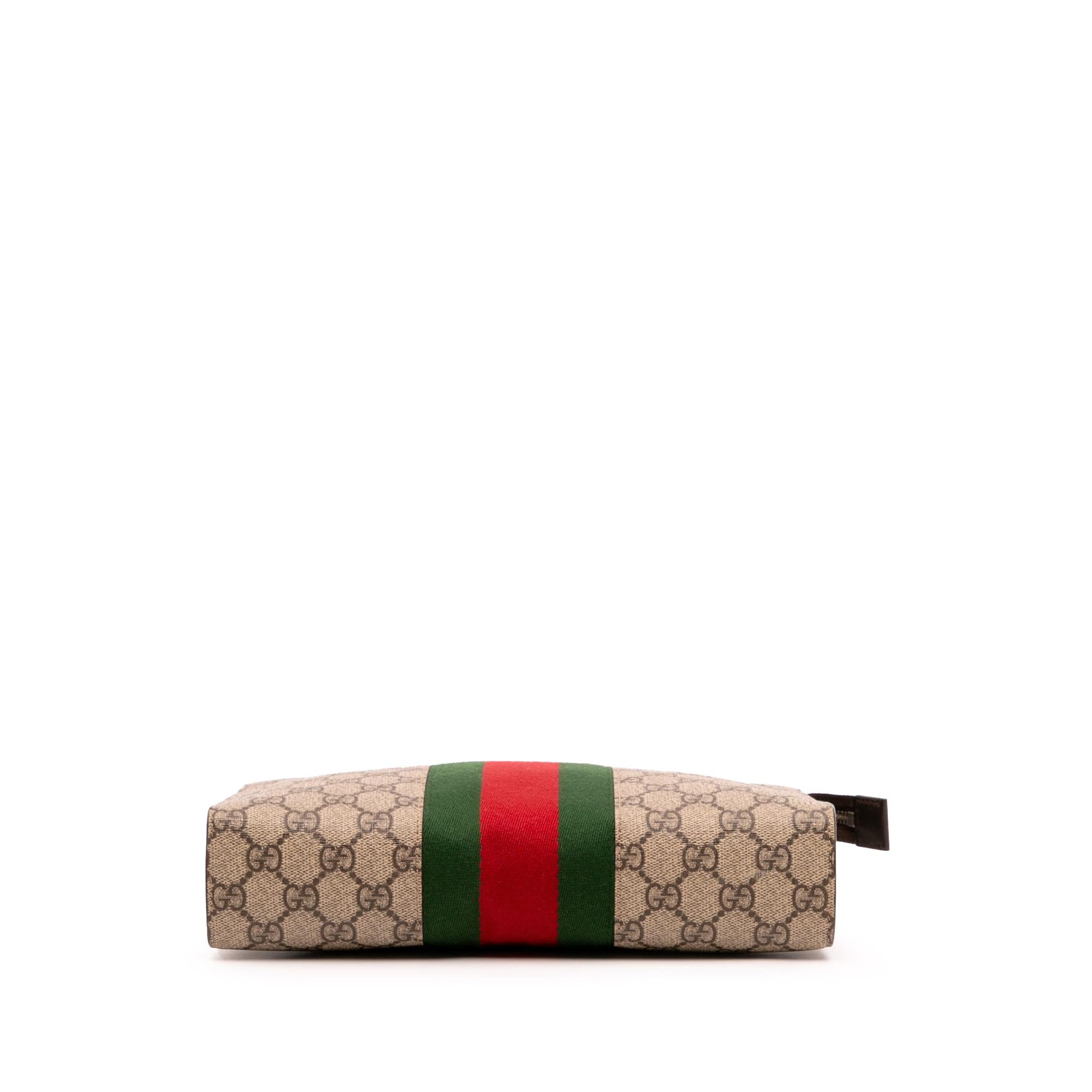Gucci GG Supreme Web Clutch